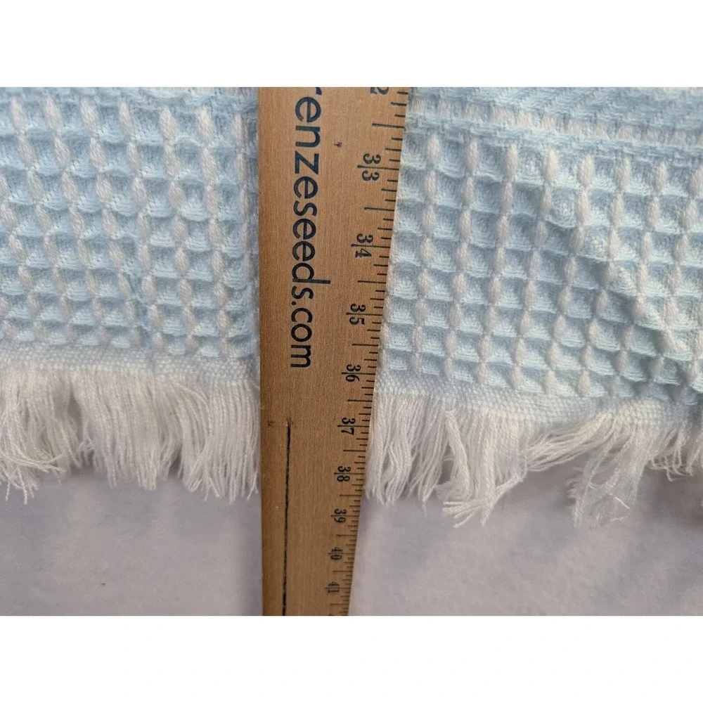 Up Scale Blue Acrylic Baby Blanket‎